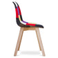 Sedia da pranzo Denisse in stile scandinavo dal design premium - Patchwork Tessa
