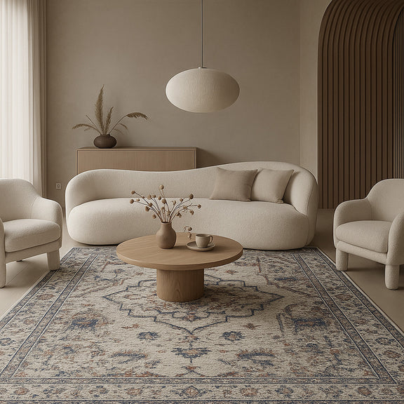 Vintage Oriental Carpet - (290x200 cm) - Safyh - gallery 2