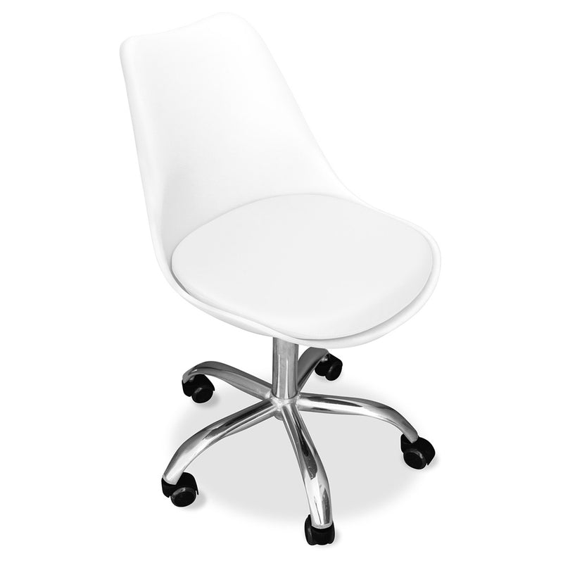 Office Chair with Wheels - Swivel Desk Chair - Tulip - gallery 8