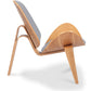 Designer armchair - Scandinavian armchair - Fabric upholstery - Lucy - gallery 5