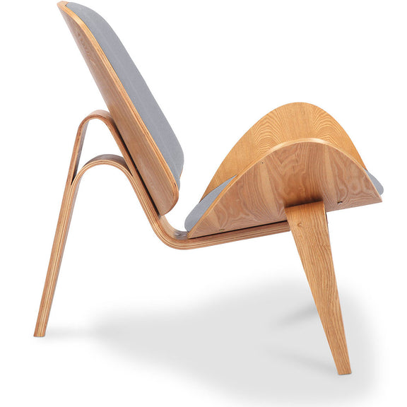 Designer armchair - Scandinavian armchair - Fabric upholstery - Lucy - gallery 5