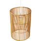 Hanging Lamp Boho Style Natural Rattan - An