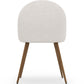 Dining Chair - Upholstered in Bouclé Fabric - Scandinavian - Evelyne