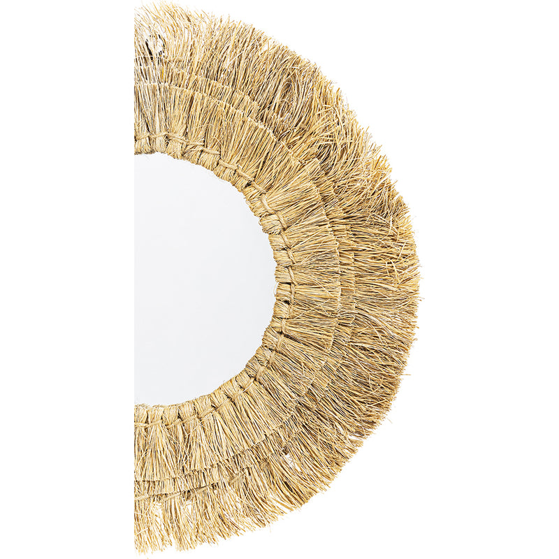 Specchio da parete - Design rotondo Boho Bali (60 cm) - Ais