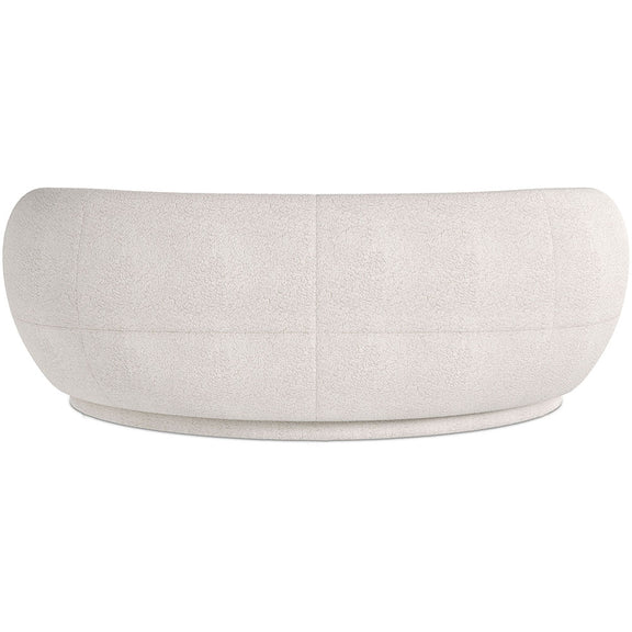 Curved Sofa - 3 Seater - Boucle Fabric - Curvy - gallery 8