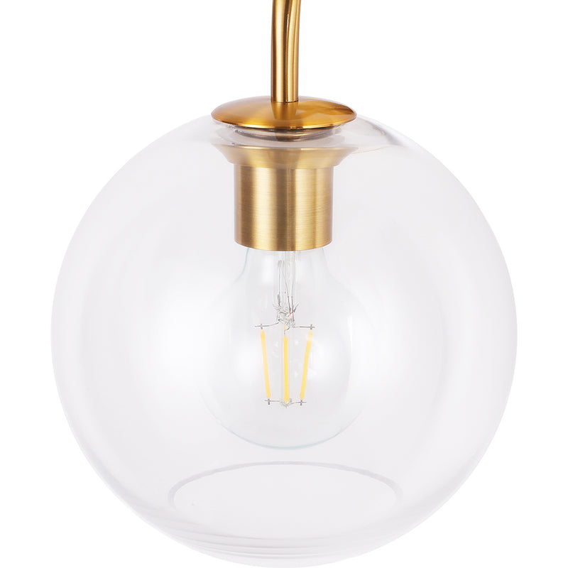 Spherical Glass Shade Wall Sconce - gallery 9