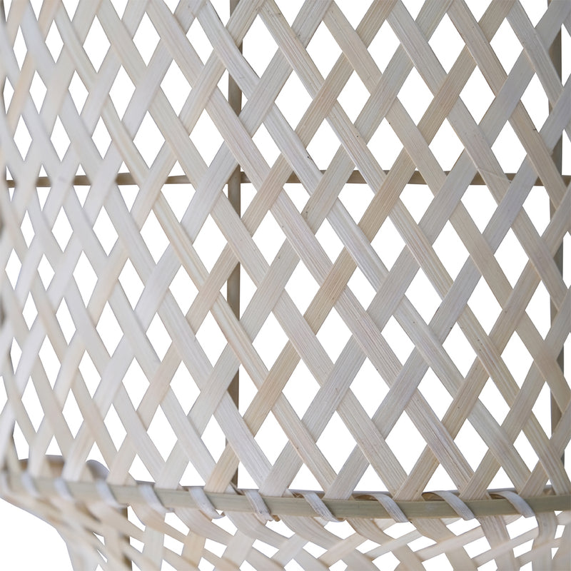 Bamboo Wall Lamp Shade, Boho Bali Style - Hya - gallery 6