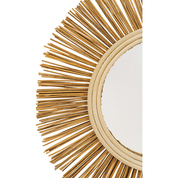Wall Mirror - Boho Bali Round Design (60 cm) - Loi - gallery 4