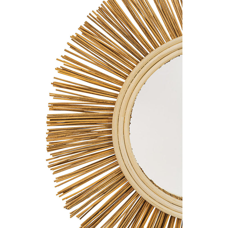 Wall Mirror - Boho Bali Round Design (60 cm) - Loi - gallery 4