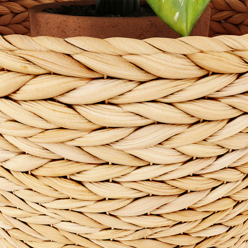 Round Floor Planter - Boho Style - 46 CM - Firna - gallery 4