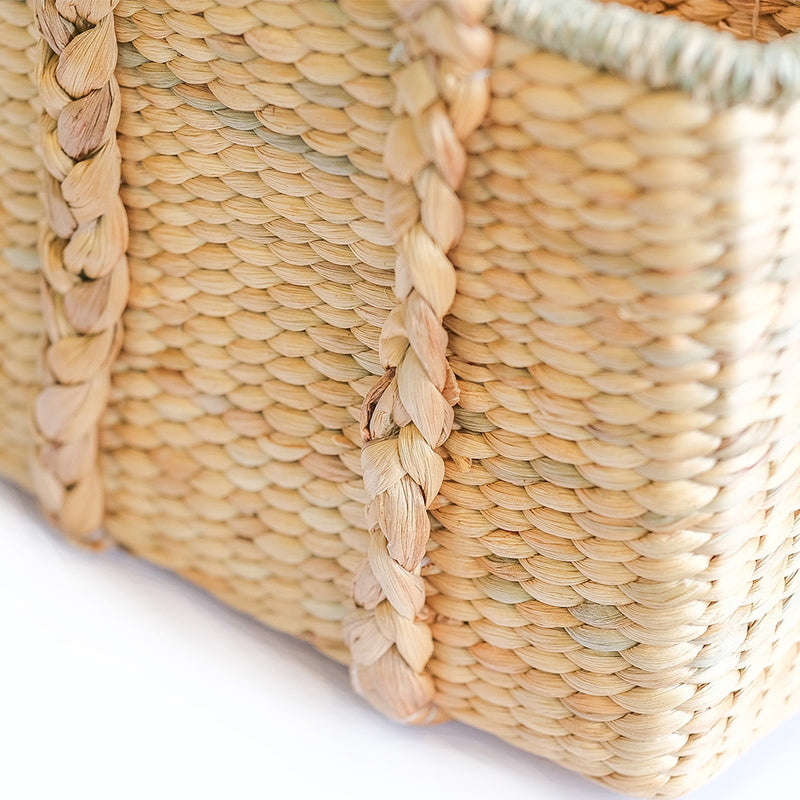Natural Fiber Basket with Handles - 30x25CM - Haret - gallery 5
