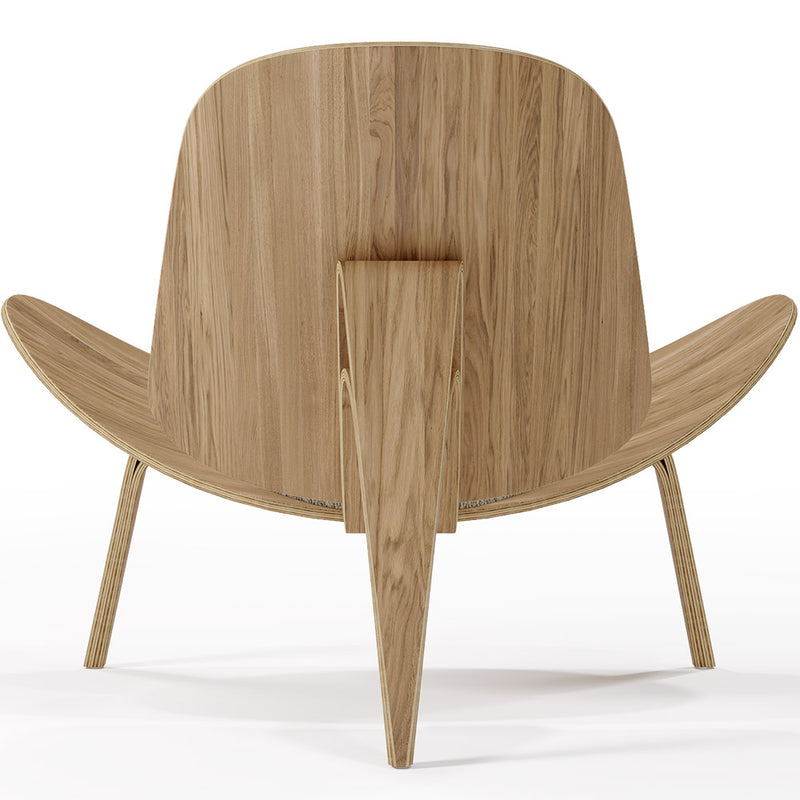 Designer armchair - Scandinavian armchair - Boucle upholstery - Lucy - gallery 5