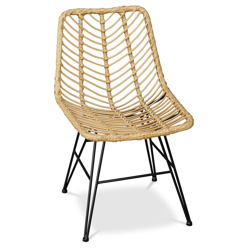 Rattan Dining Chair - Boho Style - Mia - gallery 9