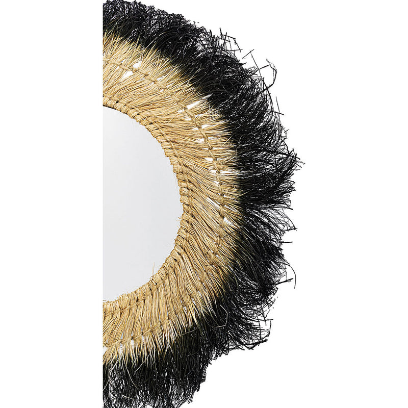 Miroir mural - Design rond Boho Bali (60 cm) - Bioe