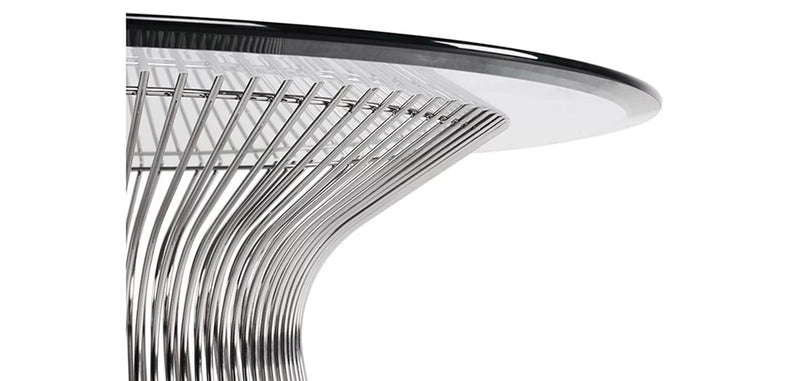 Table basse ronde - Design en verre - Barrel