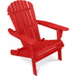 Chaise d'extérieur en bois avec accoudoirs - Chaise de jardin Adirondack - Adirondack