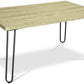Table à manger rectangulaire - Style industriel - Bois et métal - 150cm - Hairpin