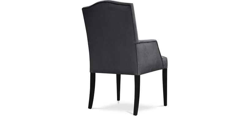 Silla de comedor Charlotte de estilo barroco - Terciopelo