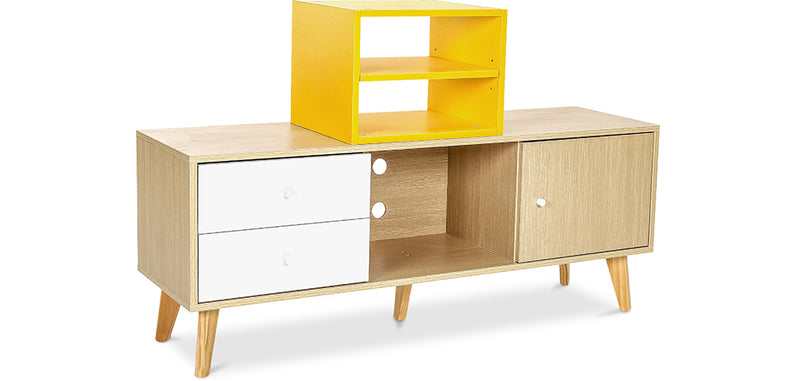 Wooden TV Stand - Scandinavian Design - Daven - gallery 4