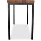 Industrial bar table - 150cm - Wood and metal - gallery 4