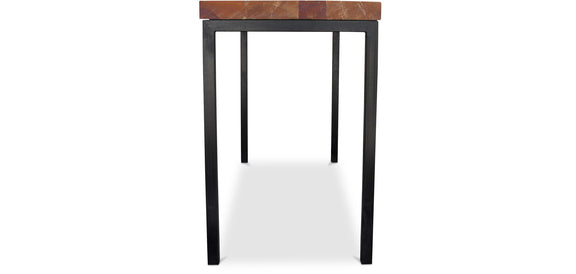 Industrial bar table - 150cm - Wood and metal - gallery 4