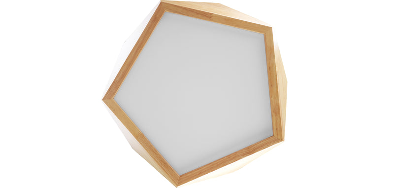 Ceiling Led Lamp Scandinavian Design Wooden - Akira - gallery 3