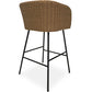 Rattanhocker mit Armlehnen - Boho Bali Design - Ishita