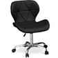 Chaise de bureau à roulettes - Chaise de bureau pivotante - Tapissée en simili cuir - Wito