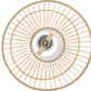 Lampe de plafond en bambou - Lampe suspendue de style boho Bali - Ketut