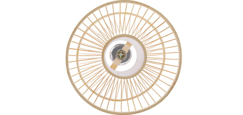 Lampe de plafond en bambou - Lampe suspendue de style boho Bali - Ketut