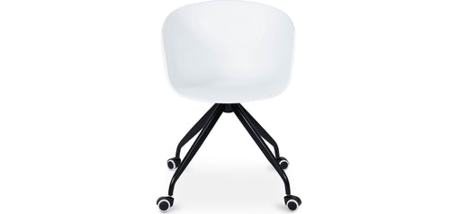 Chaise de bureau avec accoudoirs - Chaise de bureau avec roulettes - Guy - Joan