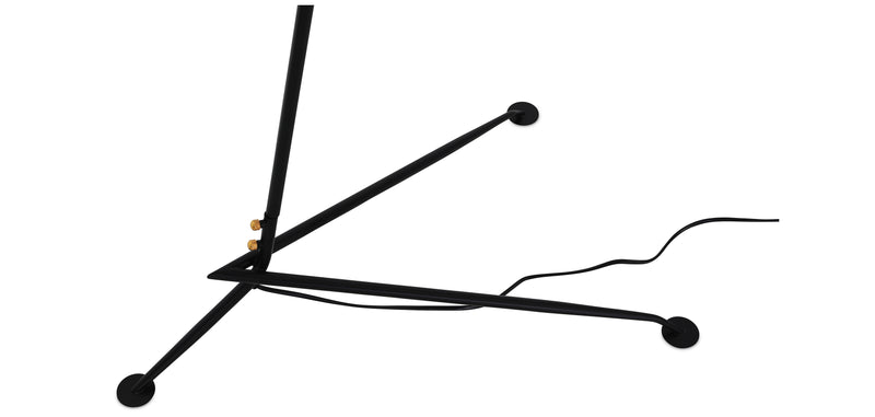 Lampadaire Noir - Lampe de Salon - Giorge