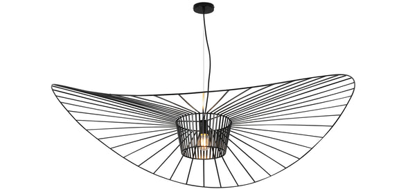 Vertical Hanging Lamp 140cm - Metal - gallery 2