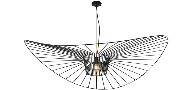 Vertical Hanging Lamp 140cm - Metal - gallery 2