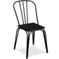 Dining chair - Industrial style - Wood and metal - Lillor