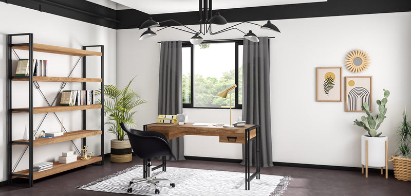 Lampe de plafond - Lampe de bureau à bras flexibles - 6 bras - George