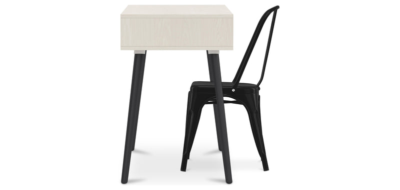 Bureau en Bois - Design Scandinave - Beckett + Chaise de Salle à Manger - Stylix