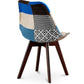 Dining Room Chair - Patchwork Upholstery - Pixi