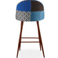 Tabouret Rembourré en Patchwork - Style Scandinave - Pixi