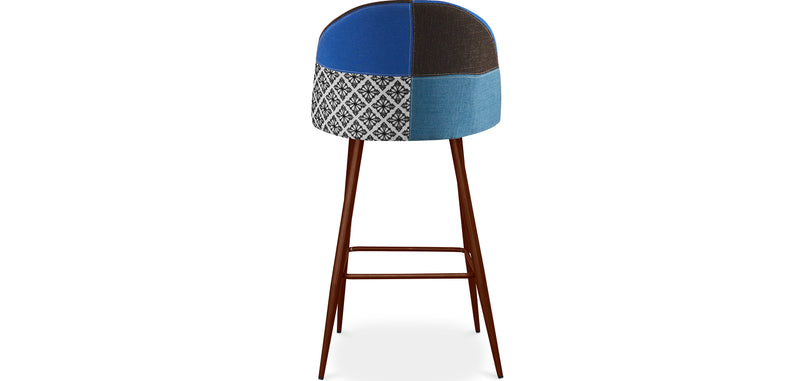 Tabouret Rembourré en Patchwork - Style Scandinave - Pixi