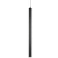 Lampe de plafond tube LED - Lampe suspendue noire - 60cm - Lilu