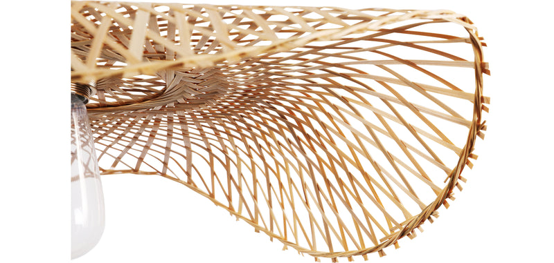 Hanging Lamp Design Boho Bali Woven Bamboo - Bahati