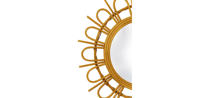 Wall Mirror - Boho Bali Round Design (60 cm) - Miu - gallery 4