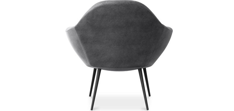 Fauteuil avec Accoudoirs - Revêtu de Velours - Eila