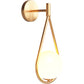Gold Wall Lamp - Globe - Tear