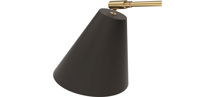Applique murale avec abat-jour orientable au style scandinave, métal - Livel