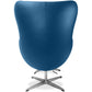 Fauteuil Design Oeuf avec Repose-Pieds - Revêtement en Similicuir - Brave