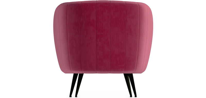 Fauteuil avec Accoudoirs - Revêtu de Velours - Nuba