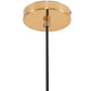 Lampa sufitowa vintage - Zawieszenie z kryształu - Amelia