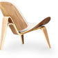 Fauteuil design - Fauteuil scandinave - Revêtement en similicuir - Lucy